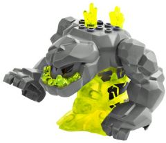 LEGO Minifigure pm015a - Geolix with 2 Crystals on Back (Rock Monster)