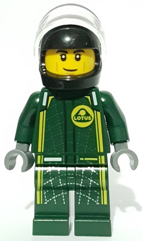 LEGO Minifigure sc096 - Lotus Evija Driver