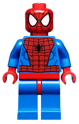 LEGO Minifigure sh0115 - Spider-Man - Zwart Web Patroon