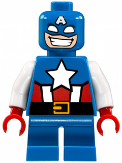 LEGO Minifigure sh0250 - Captain America - Short Legs
