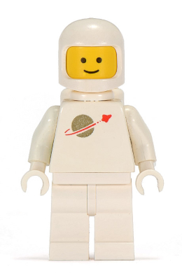 LEGO Minifigure sp006 - Classic Space - Wit met Luchttanks