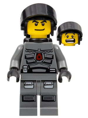 LEGO Minifigure sp096 - Space Police 3 Officer 4 - Air Tanks