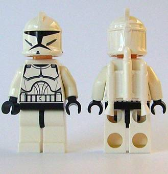 LEGO Minifigure sw0233 - Clone Jet Trooper (Phase 1) - Large Eyes