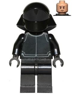 LEGO Minifigure sw0671 - First Order Crew Member (Fleet Engineer / Gunner) - Light Nougat Head