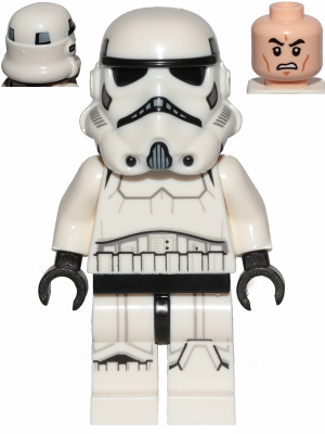 LEGO Minifiguur sw0997b - Imperial Stormtrooper - Man, Frons