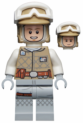 LEGO Minifigure sw1143 - Luke Skywalker (Hoth, Balaclava Head)