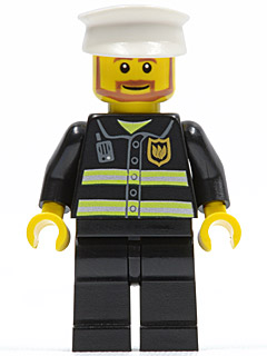 LEGO Minifigure wc020 - Brand - Reflecterende Strepen