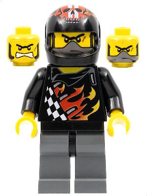 LEGO Minifigure wr009 - Backyard Blaster 1 (Bart Blaster) - Standard Helmet, No Visor