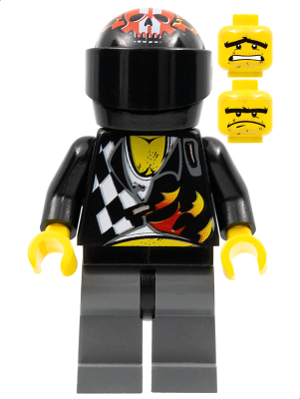 LEGO Minifigure wr010 - Backyard Blaster 2 (Bubba Blaster) - Standard Helmet