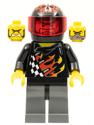 LEGO Minifigure wr023 - Backyard Blaster 1 (Bart Blaster) - Standaard Helm