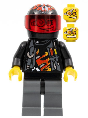 LEGO Minifigure wr024 - Backyard Blaster 3 (Billy Bob Blaster) - Standard Helmet