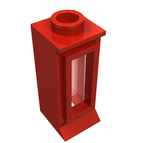 LEGO 29bc01 - Raam 1 x 1 x 2 met verlengde lip, met glas