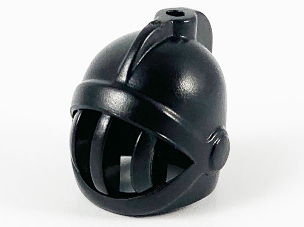 LEGO x167 - Minifigure, Headgear Helmet Castle Closed with Fixed Face Grille