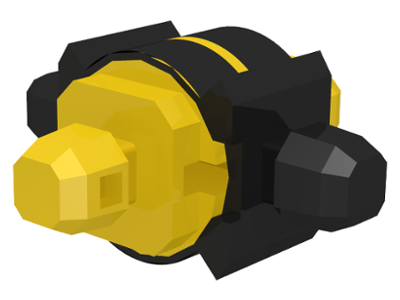 LEGO Zbb018 - Znap Connector 3 x 3 - 4 way C (Closed)