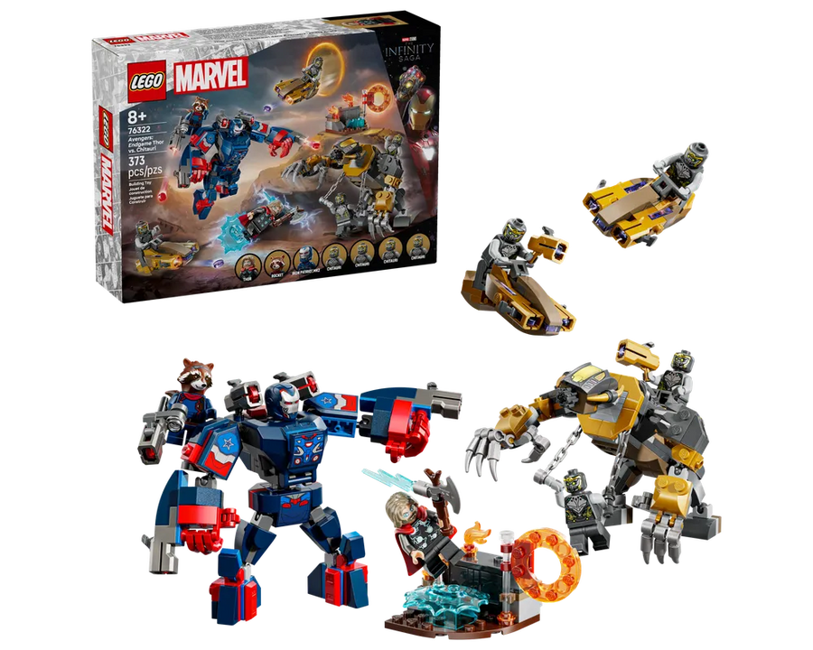 LEGO Super Heroes 76322 - Avengers: Endgame Thor vs. Chitauri - Authentic LEGO Set Main Image
