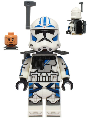 LEGO Minifigure sw1329 - Clone ARC Trooper Fives, 501st Legion (Fase 2)