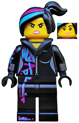 LEGO Minifigure tlm099 - Lucy Wyldstyle - Open Mouth, Hood Down