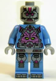 LEGO Minifigure tnt022 - The Kraang - Medium Blauw Exo-Pak Lichaam
