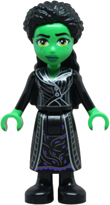 LEGO Minifigure wck022 - Elphaba - Mini Doll, Black Coat over Dress