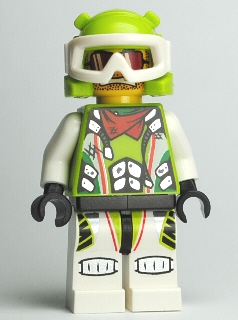 LEGO Minifigure wr020 - Team X-treme Daredevil 3 (MAX-treme) - Wrap Helmet