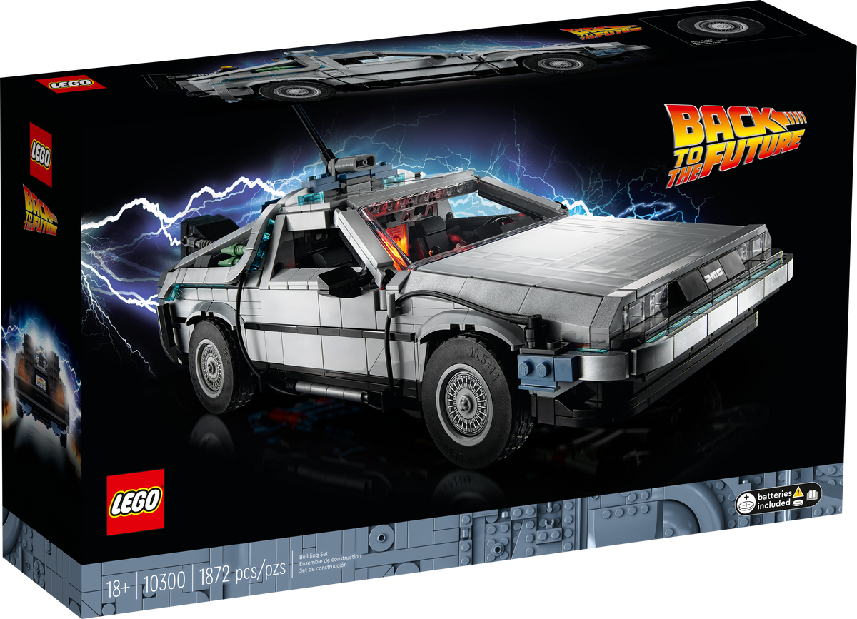 LEGO Icons 10300 Back to the Future tijdmachine, doos