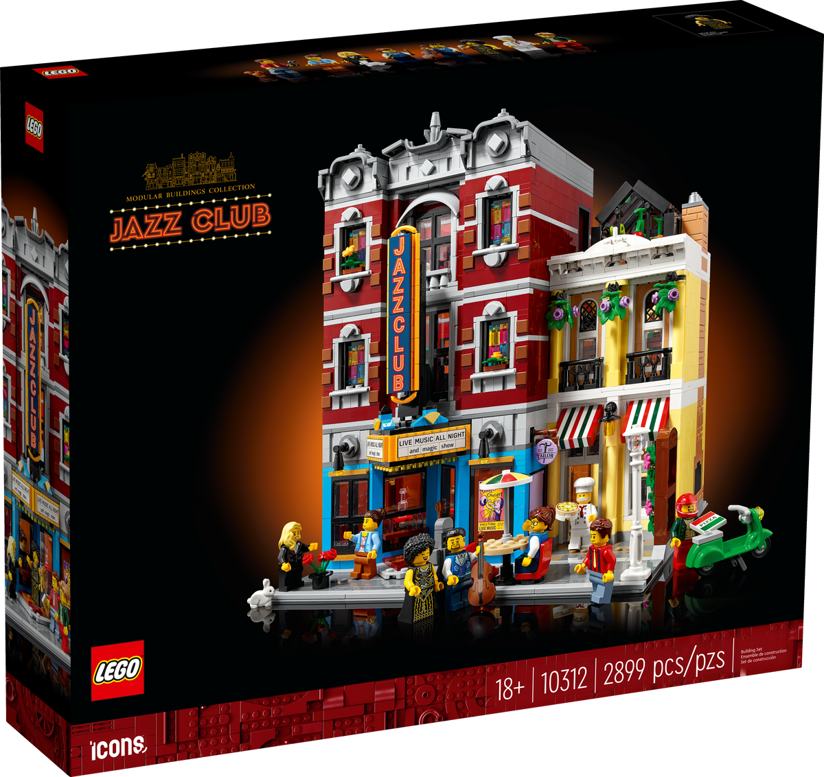 LEGO Icons 10312 Jazzclub, doos