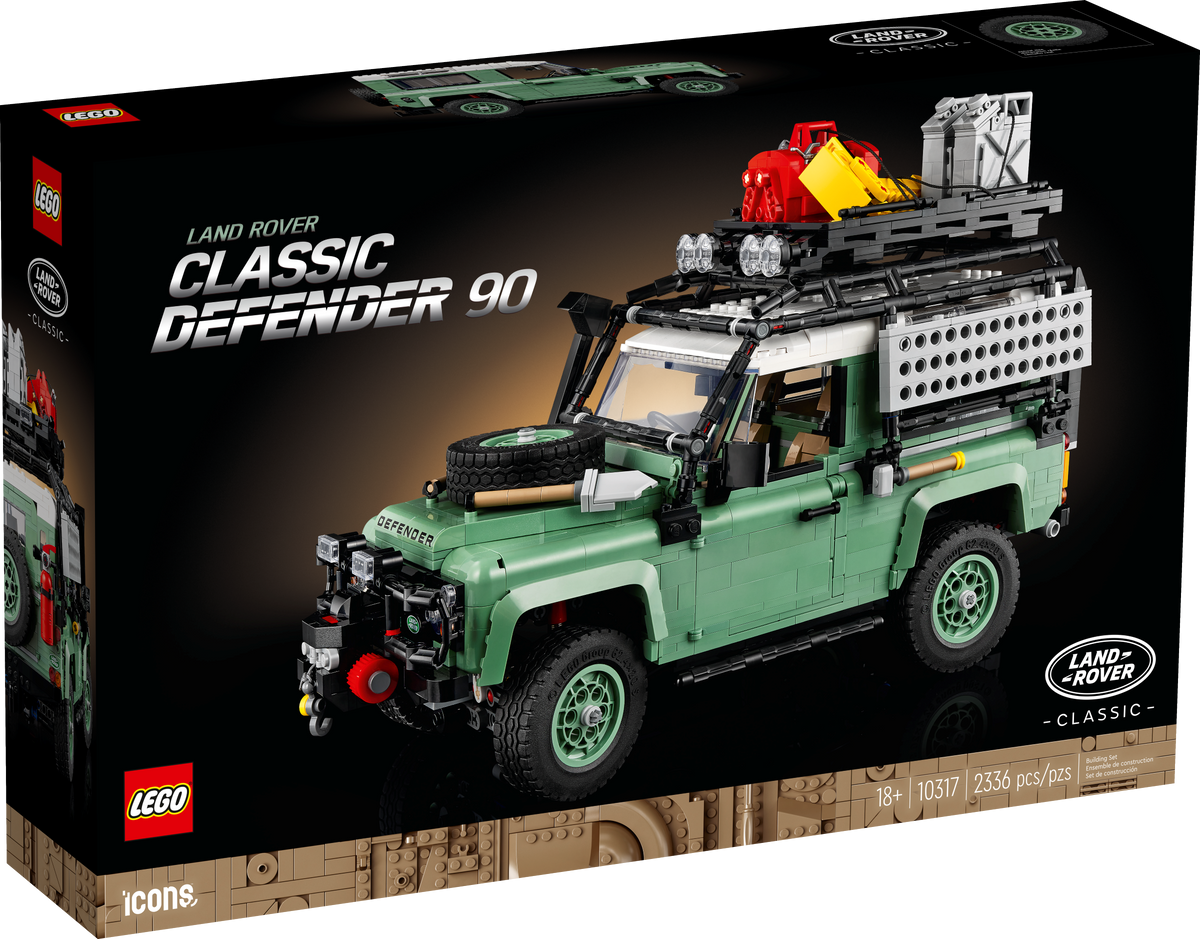LEGO Icons 10317 Land Rover Classic Defender 90, doos