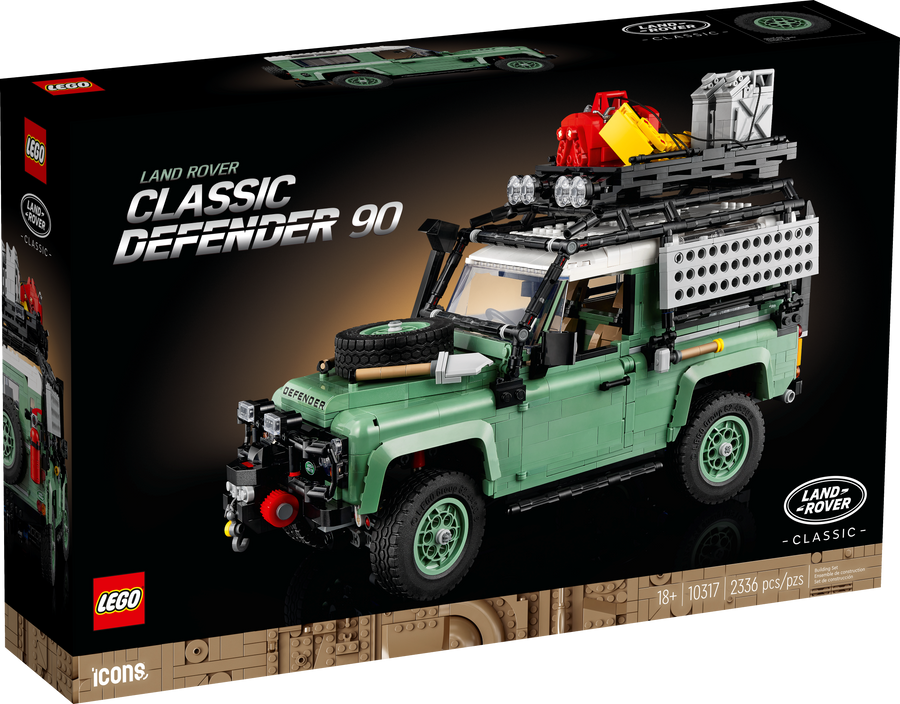 LEGO Icons 10317 Land Rover Classic Defender 90, doos