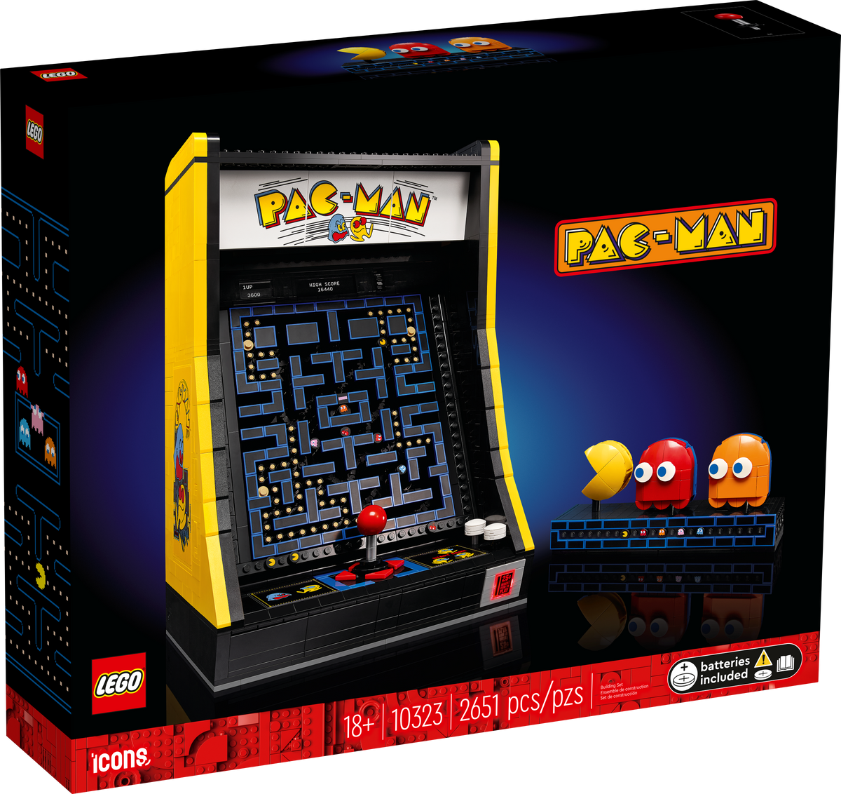 LEGO Icons 10323 PAC-MAN arcade, doos