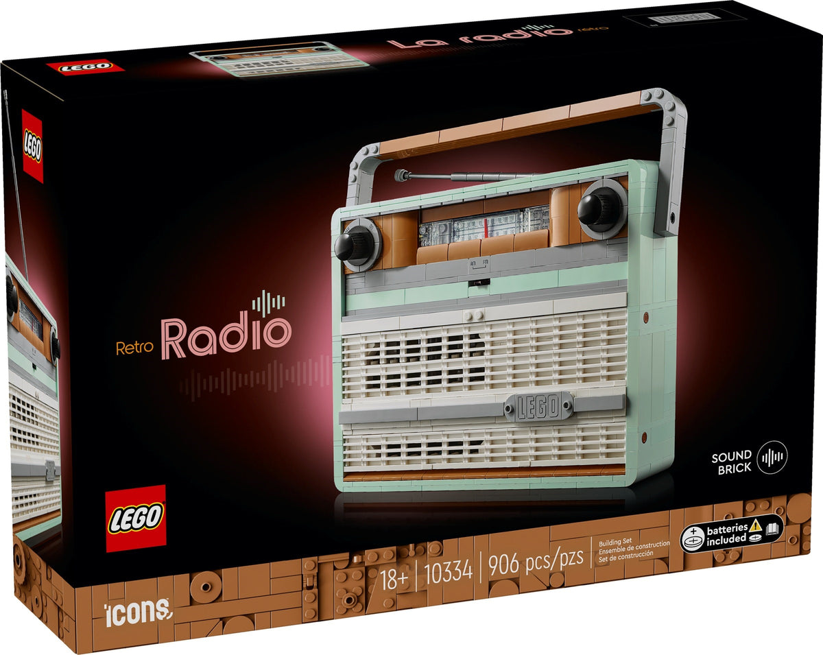 LEGO Icons 10334 Retro radio, doos