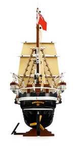 LEGO Icons 10335 The Endurance, stern with red ensign flag