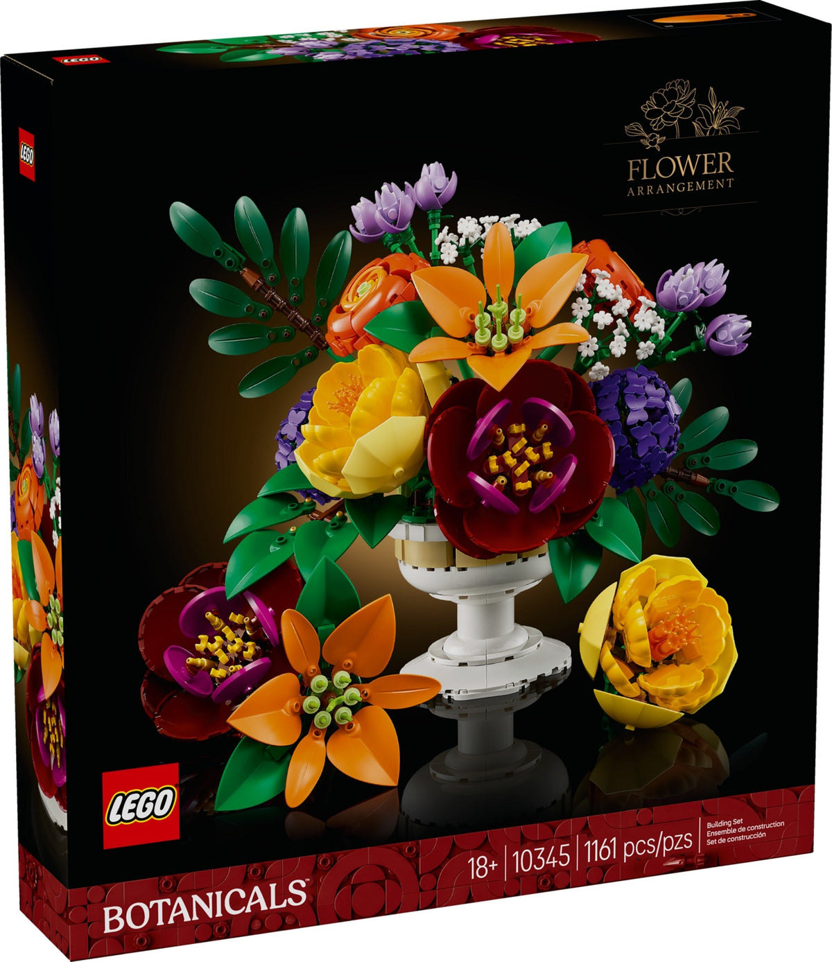 LEGO Botanicals 10345 Bloemstuk, doos