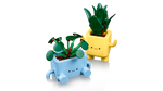 LEGO Botanicals 10349 Happy Plants, dracaena en pilea in hun potjes