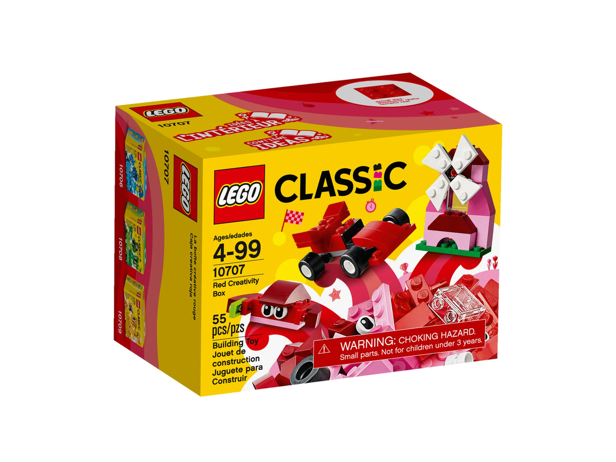 LEGO Classic 10707 Red Creativity Box, box