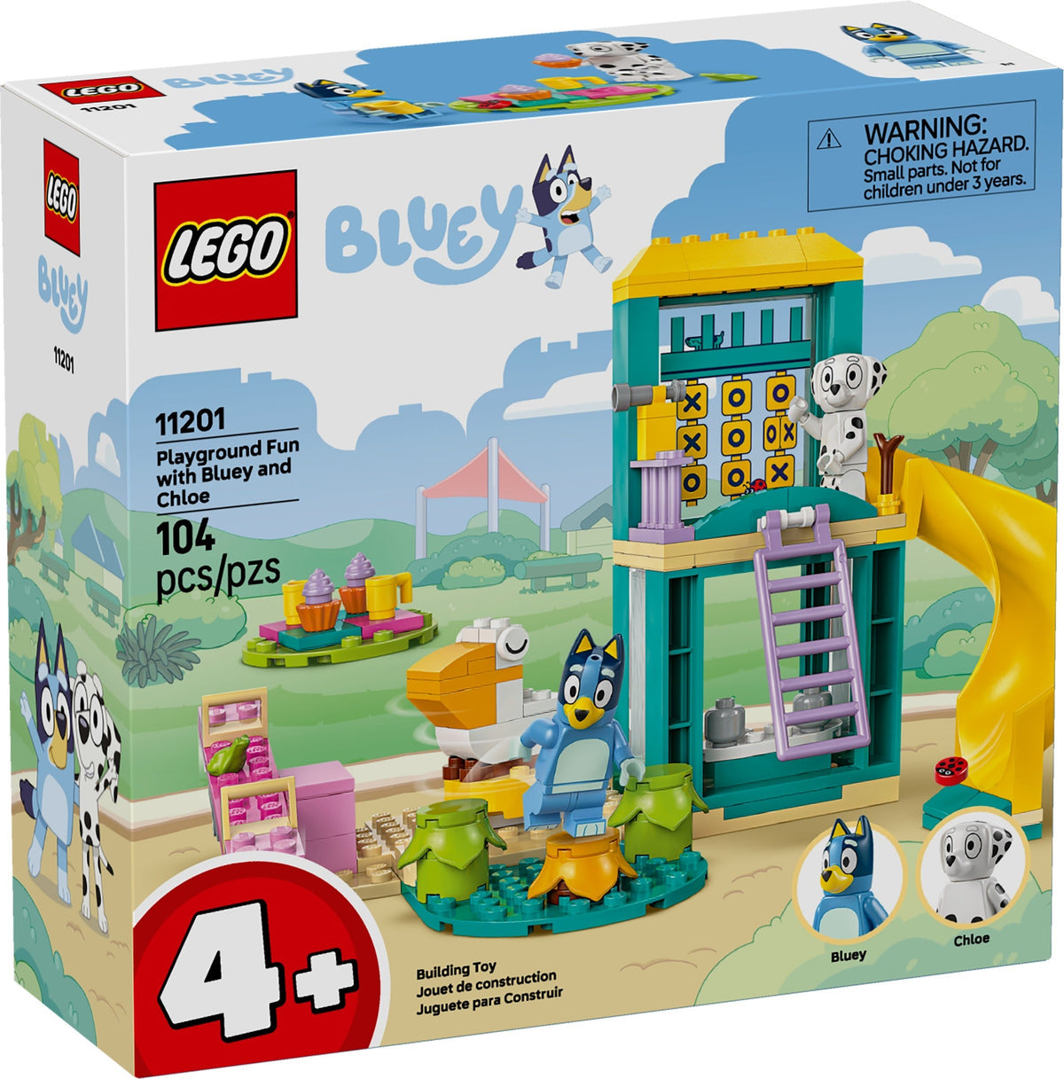 LEGO Bluey 11201 Playground Fun with Bluey and Chloe, box