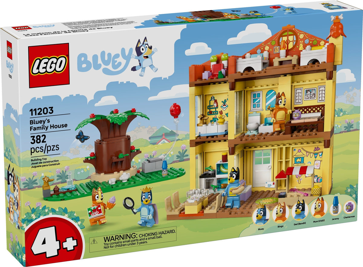 LEGO Bluey 11203 Bluey's Family House, box