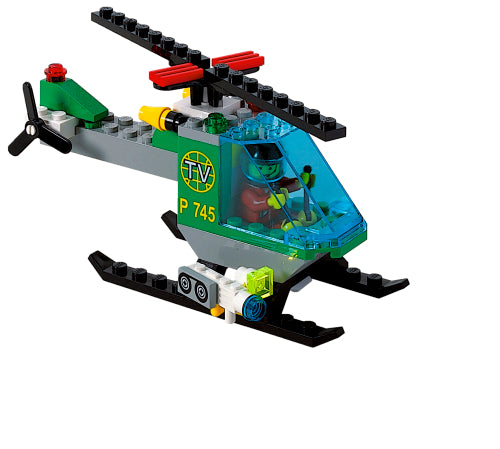 LEGO City 6425 - TV Chopper With instructions - No box