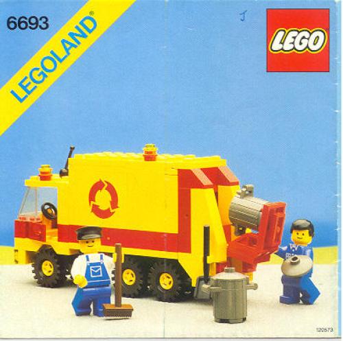 LEGO City 6693 - Vuilniswagen Met instructies - Zonder doos