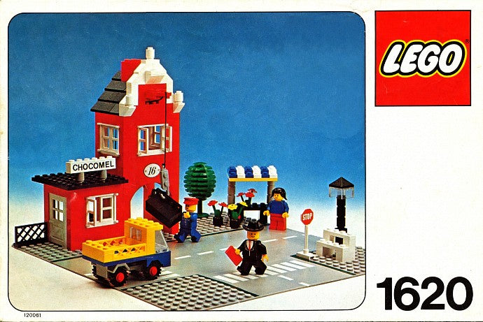 LEGO Town 1620-2 Chocoladefabriek (Chocomel), voorplaat