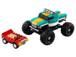 LEGO Creator 31101 Monster Truck, monster truck and small red car