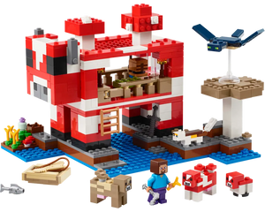 LEGO Minecraft 21270 - The Mooshroom House - Authentic LEGO Set Image 2