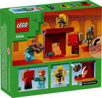 LEGO Minecraft 21266 The Nether Lava Battle, back of the box