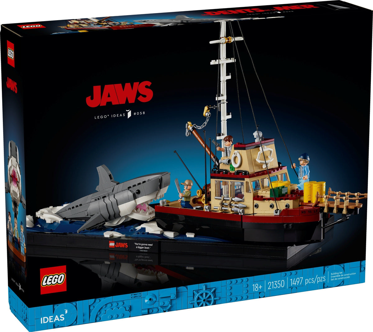 LEGO Ideas 21350 Jaws, doos