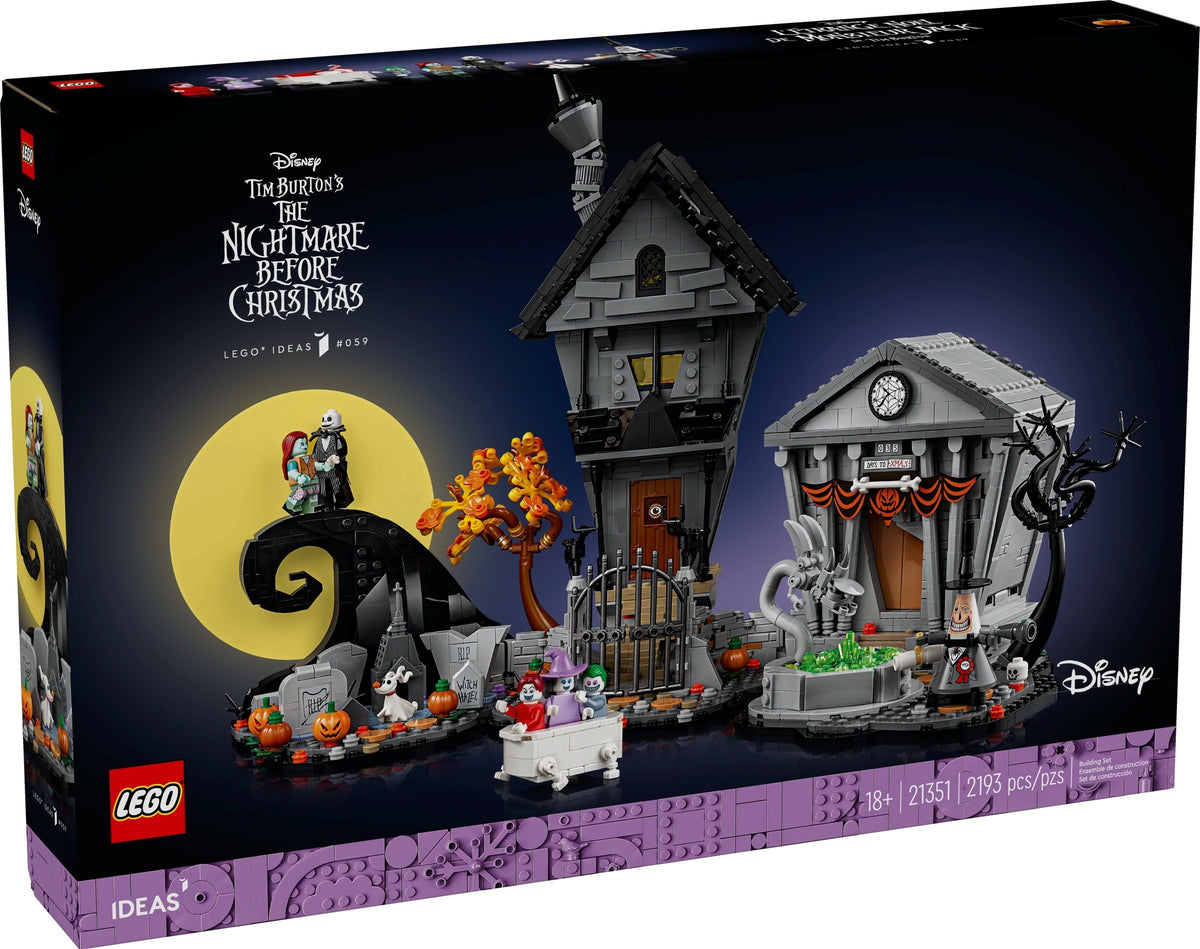 LEGO Ideas 21351 Disney Tim Burton's The Nightmare Before Christmas, doos
