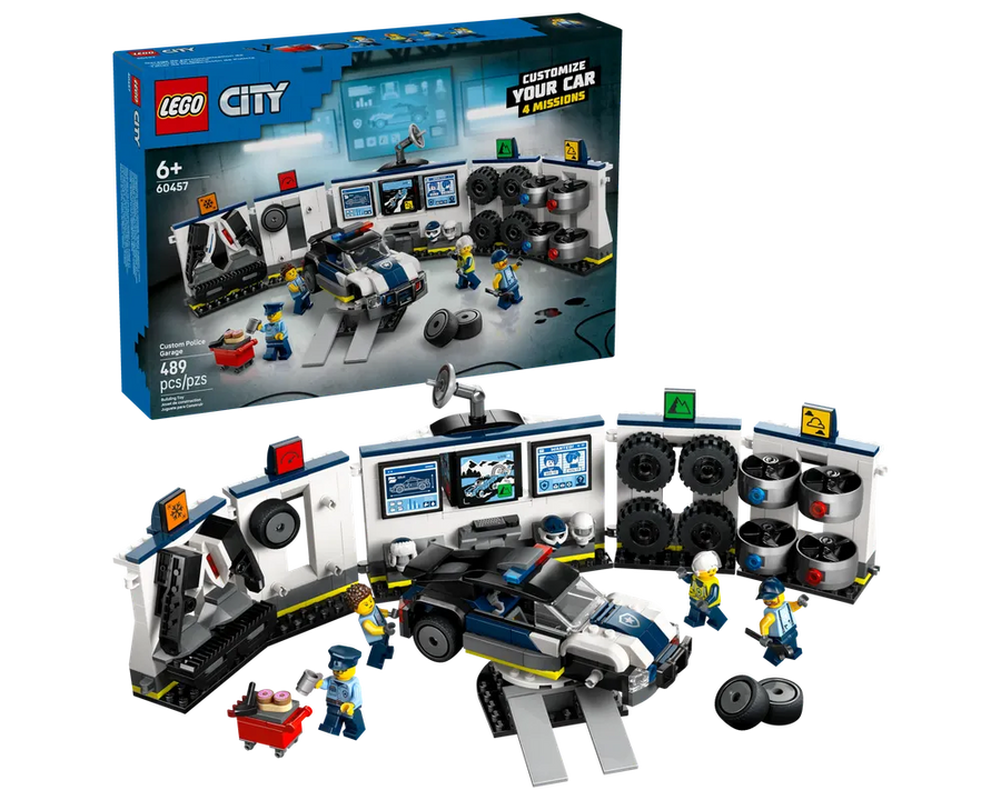 LEGO City 60457 - Custom Police Car garage