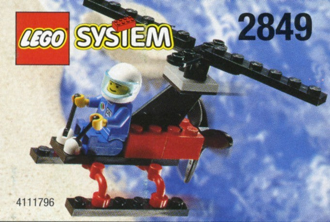 LEGO Town 2849 Gyrocopter, box