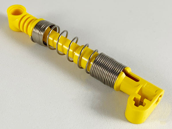 LEGO 2909c02 Technic, Shock Absorber 9.5L (Hard Spring) in Yellow
