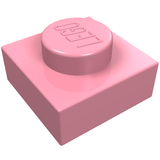 LEGO 3024 Plate 1 x 1 in Pink - Authentic LEGO Part
