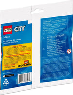 LEGO City 30640 Race Car, back of the polybag