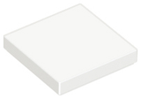 LEGO 3068 Tile 2 x 2 in White - Authentic LEGO Part